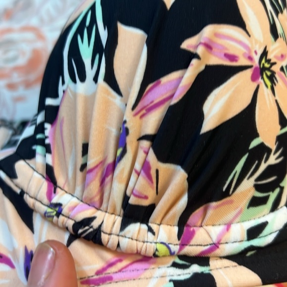 Women's NWT Xhilaration Push Up Bathing Suit Top Tie Back Size XL - Picture 4 of 9